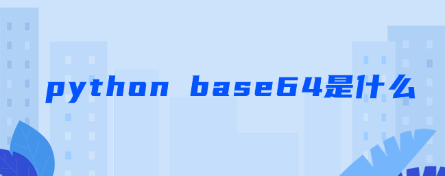 什么是 python base64