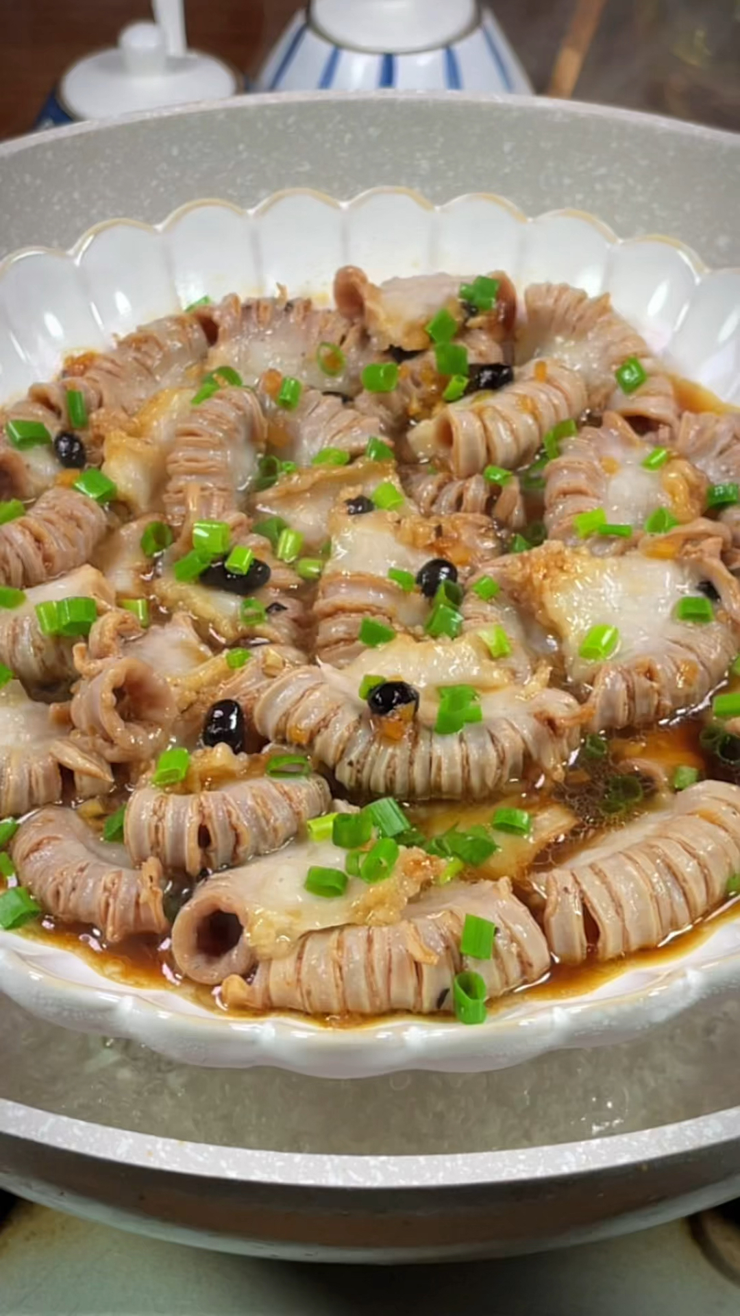 蒜蓉豆豉蒸粉肠