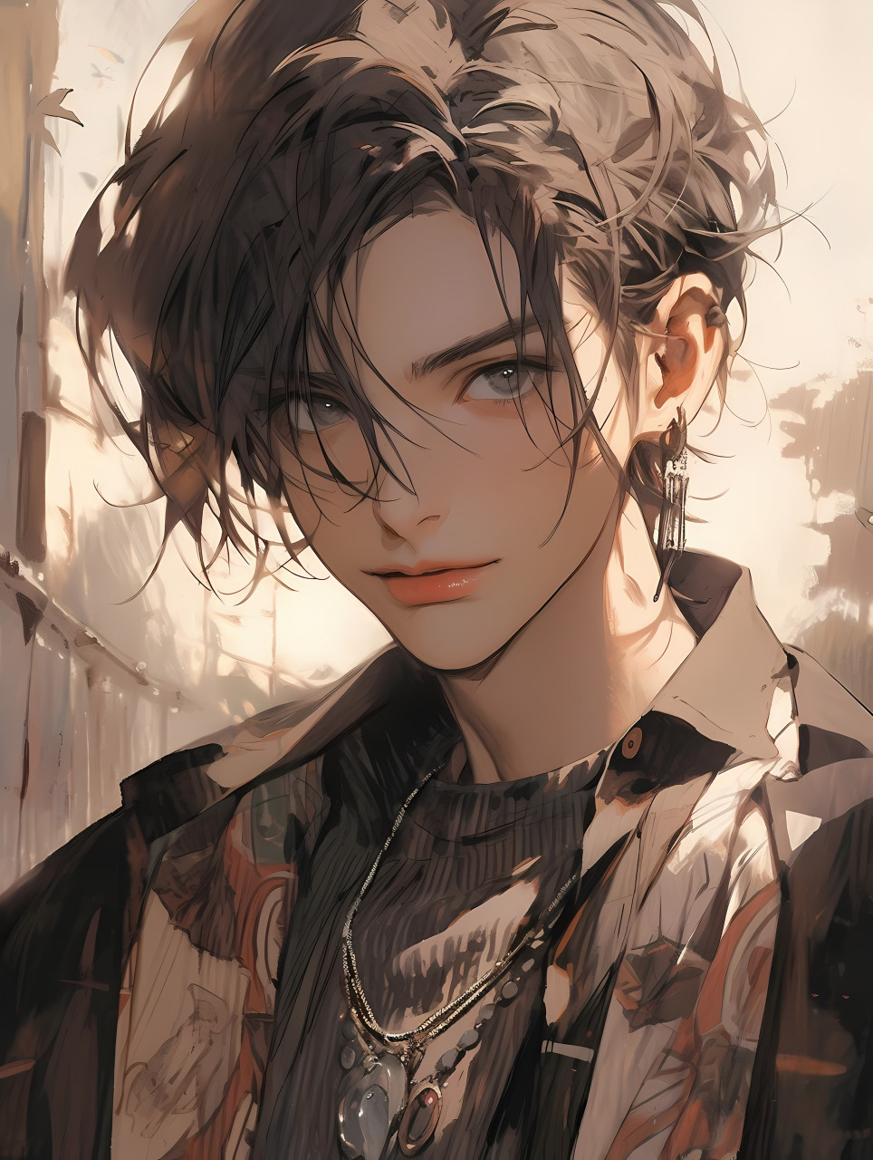 现代风帅哥 #二次元# #ai共创计划# #ai绘画