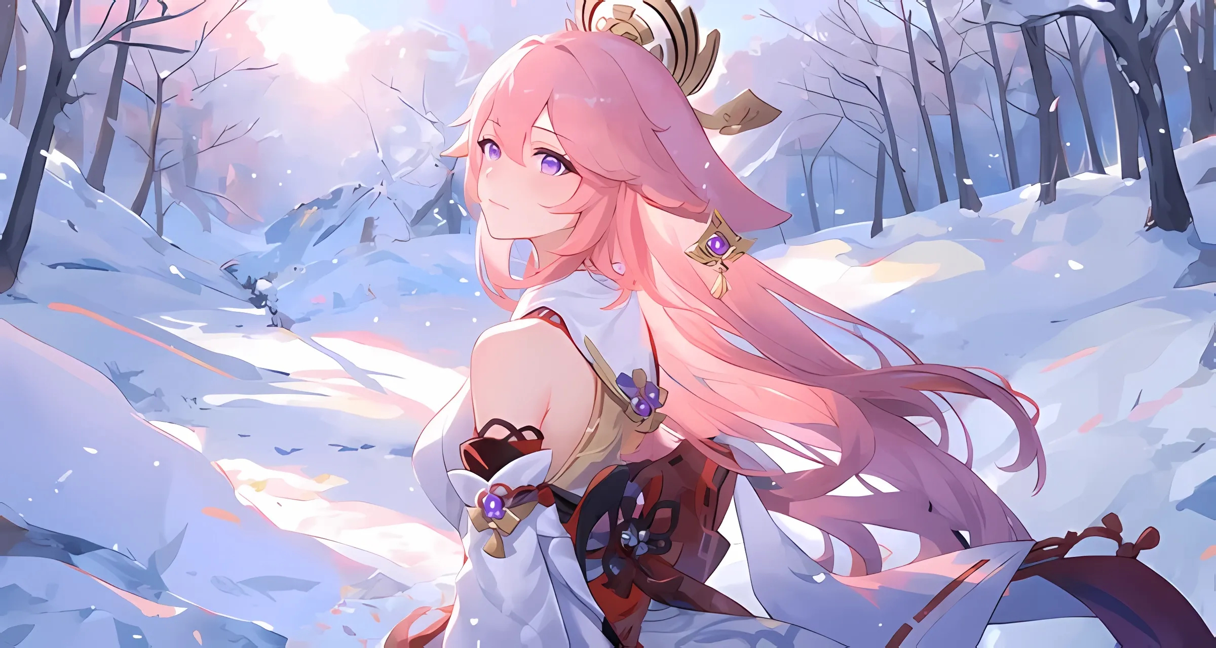 八重神子# #背景图# #原神# 60620567·神子·782820