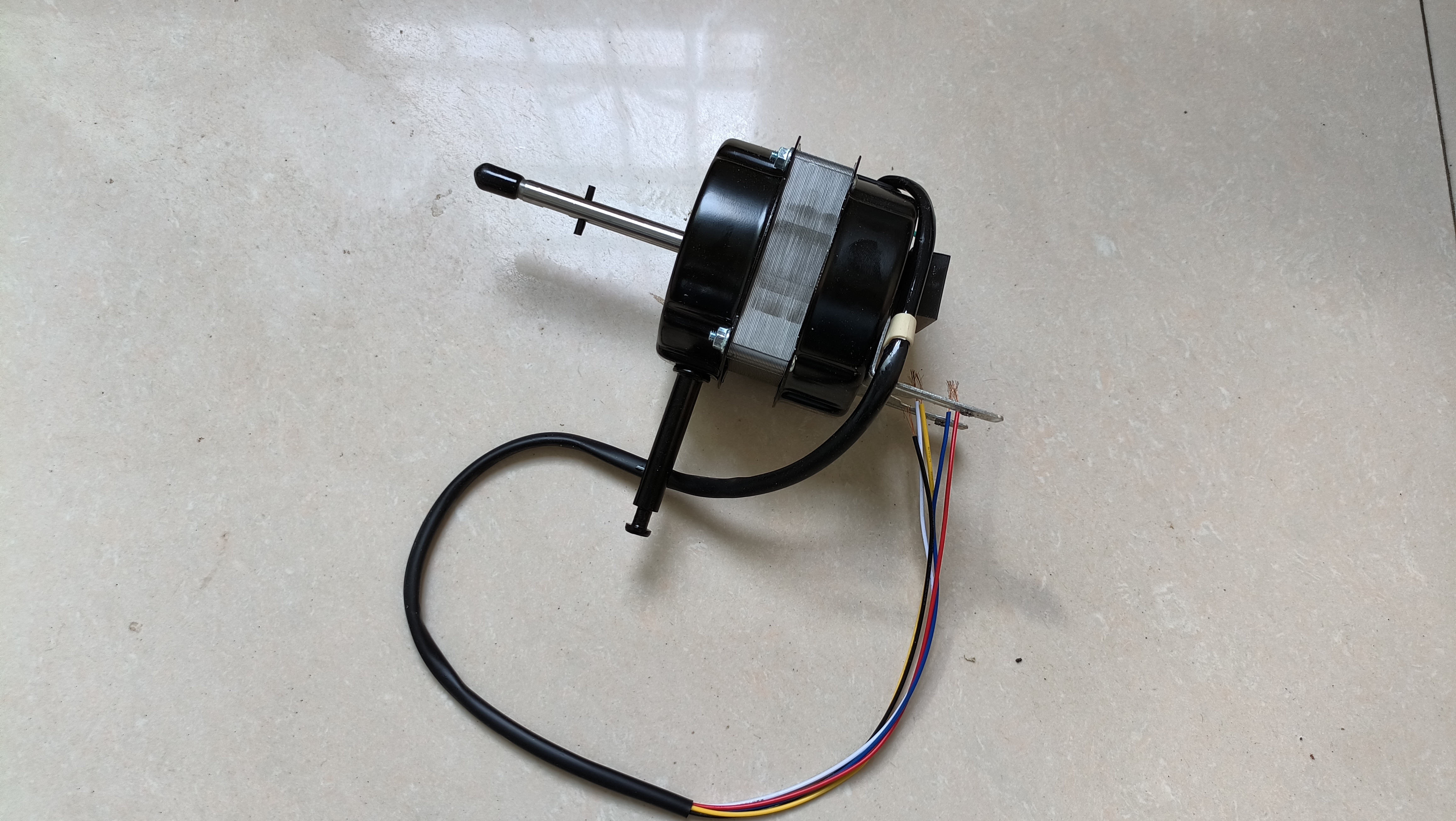 42元纯铜双滚珠轴承的电机,网购终于回来了,亲自动手拆卸,安装,焊接