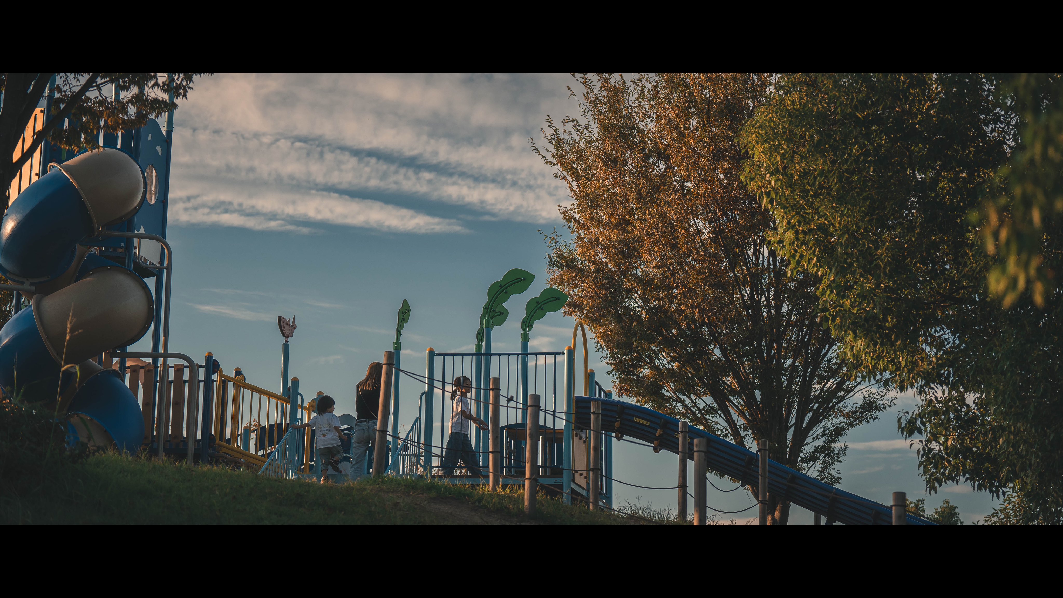 心灵驿站-"夕阳下的公园"