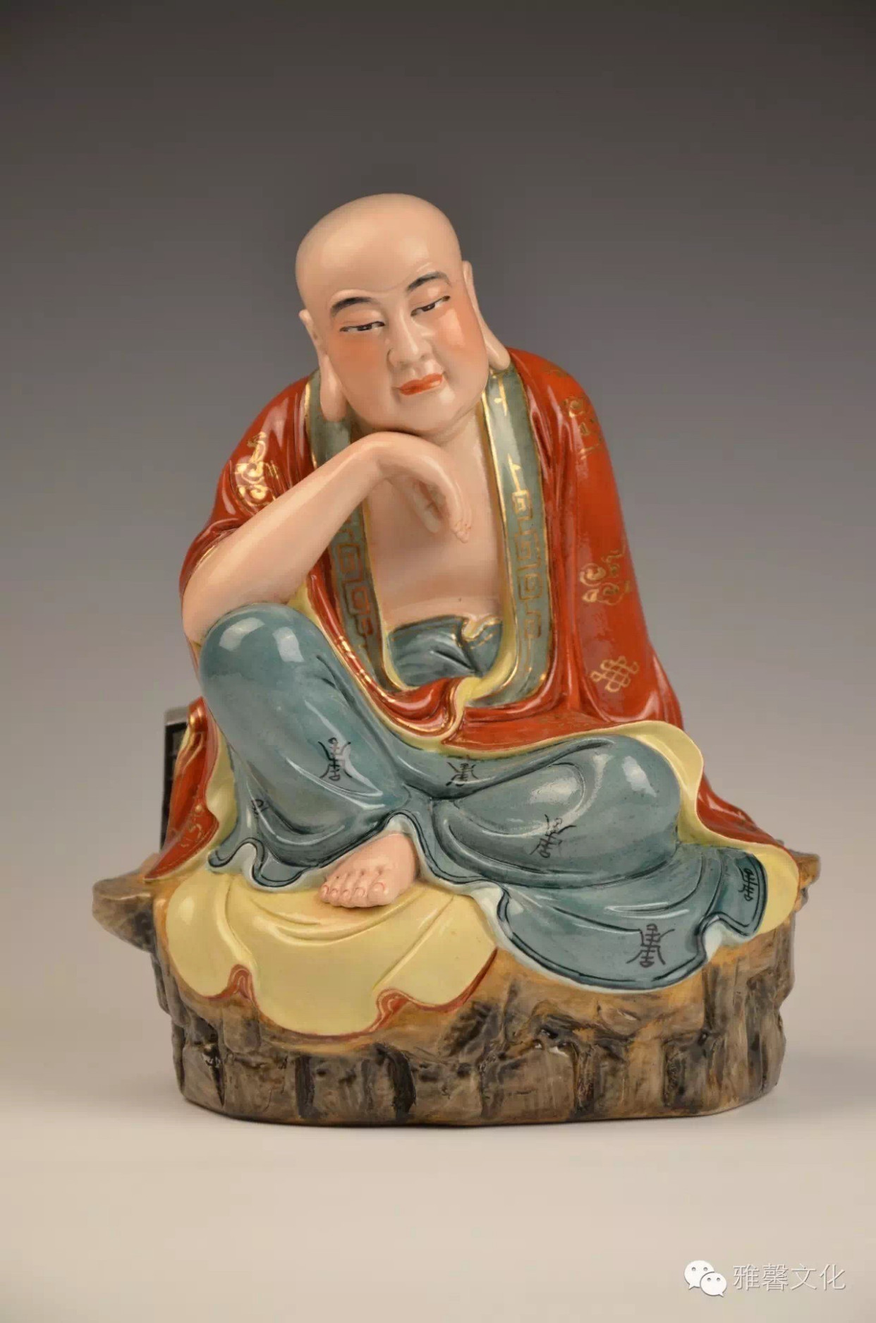 曾龙升造十八罗汉像