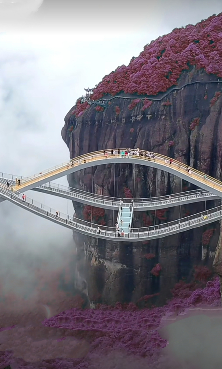 我国的仙居如意桥  你敢上去步行吗?