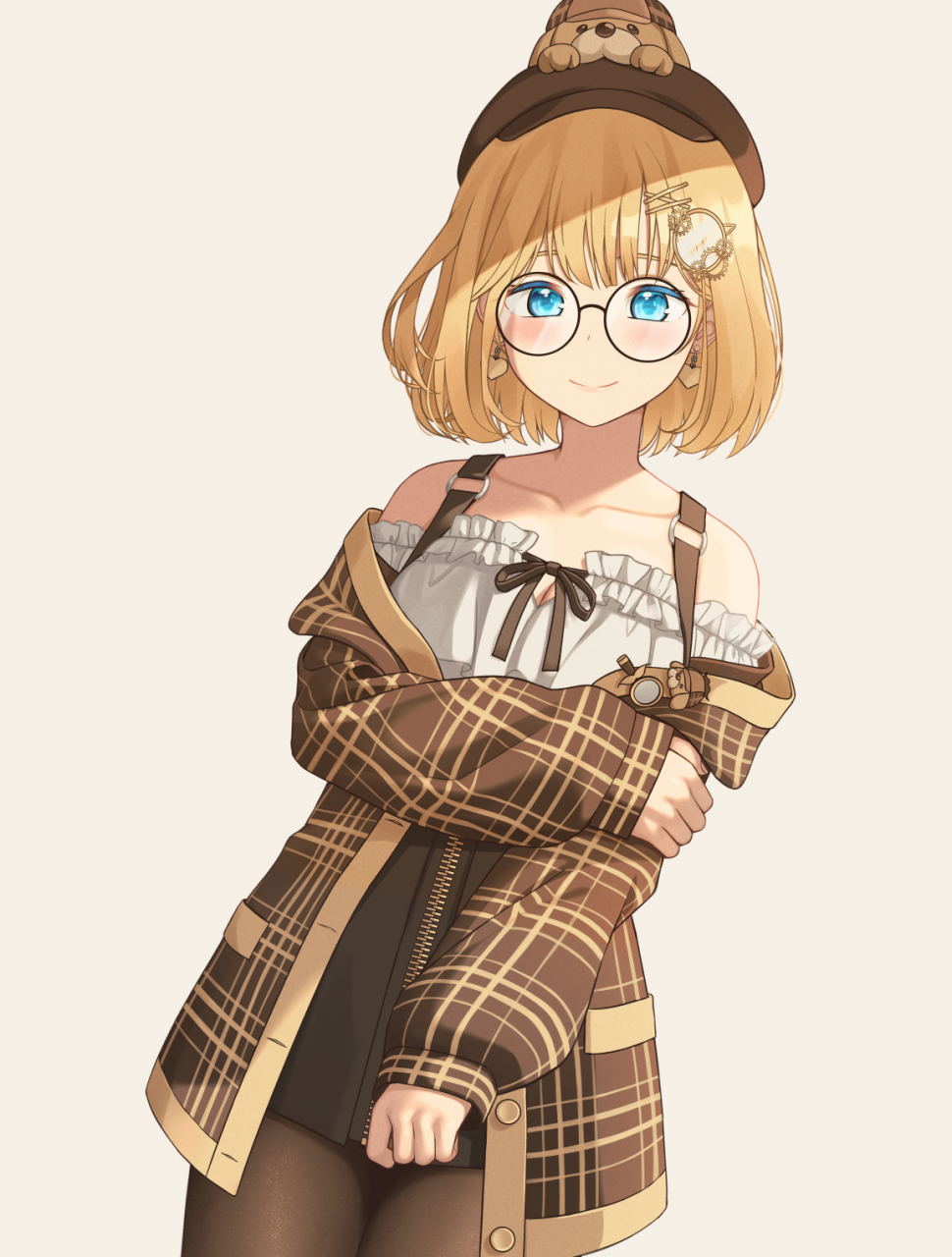 虚拟主播华生.阿米莉亚 画师: kangbus#可爱二次元女孩