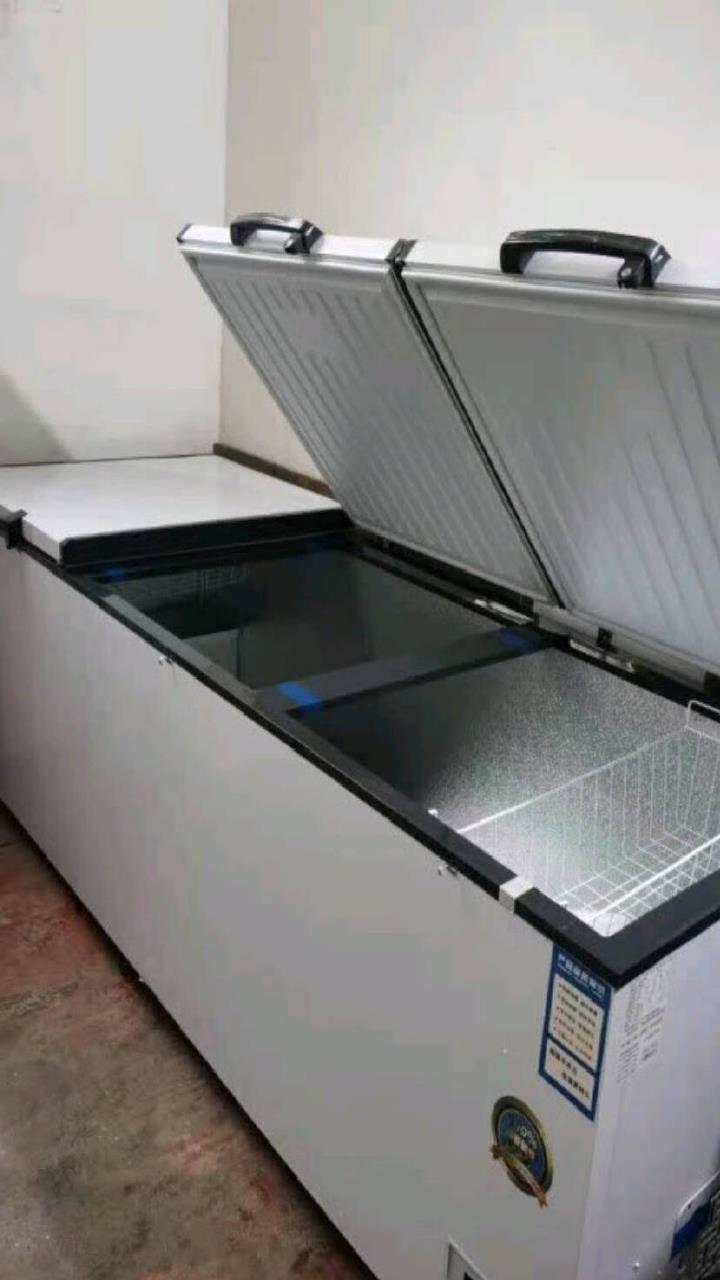 雪贝娜冰柜商用家用卧式冷柜大容量冷藏冷冻双温展示柜 1388双压缩机