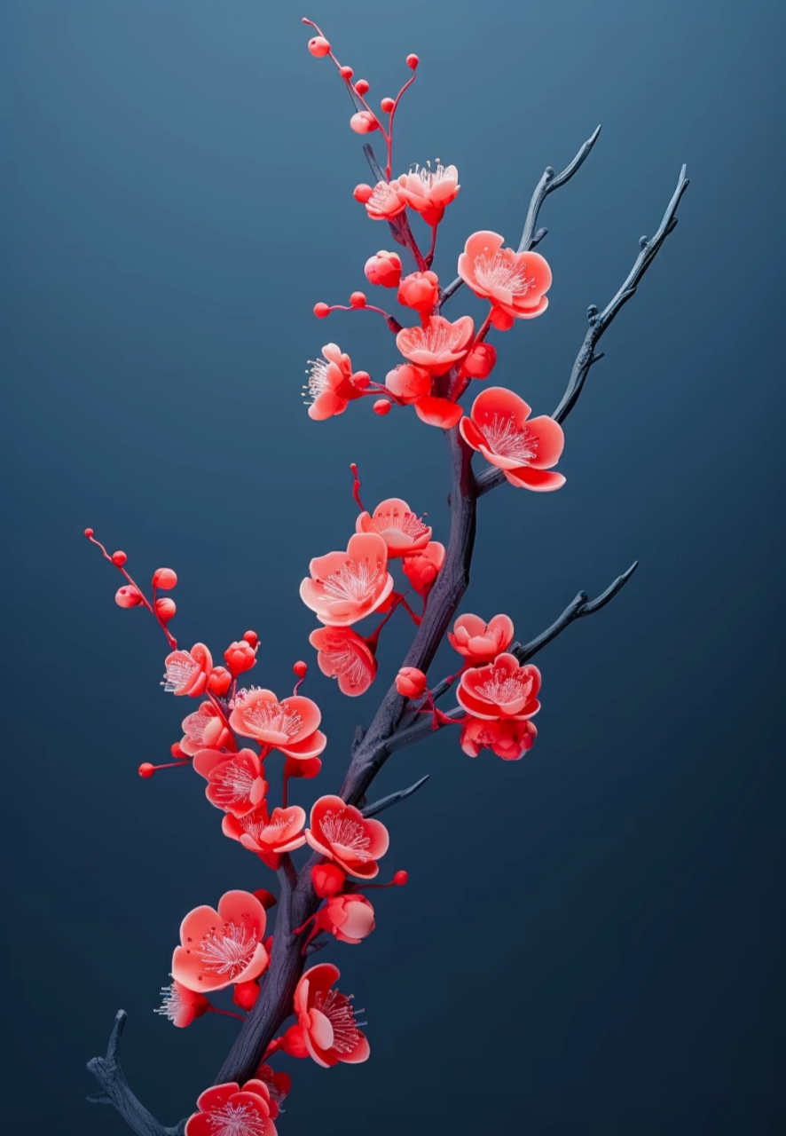冬雪压不弯,含笑冰峰中. #壁纸# #梅花