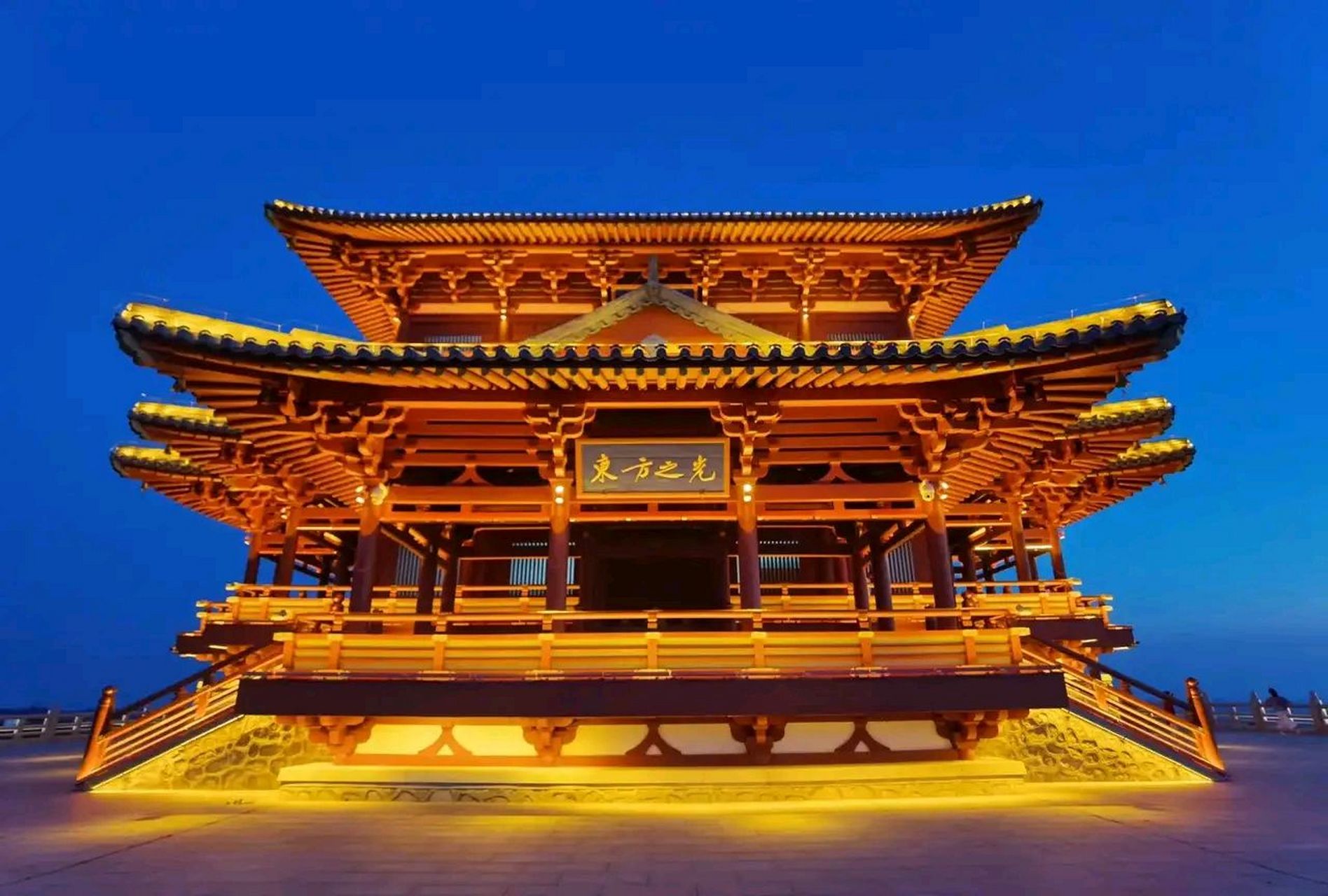 抚远东极阁,让我做梦都没有想到的竟然是全国唯一一座仿唐榫卯的建筑!