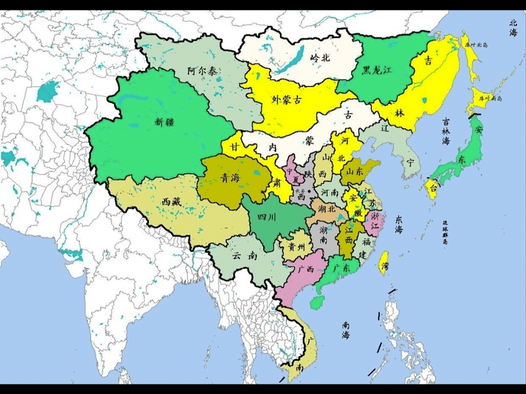 这才是完美的中国版图!