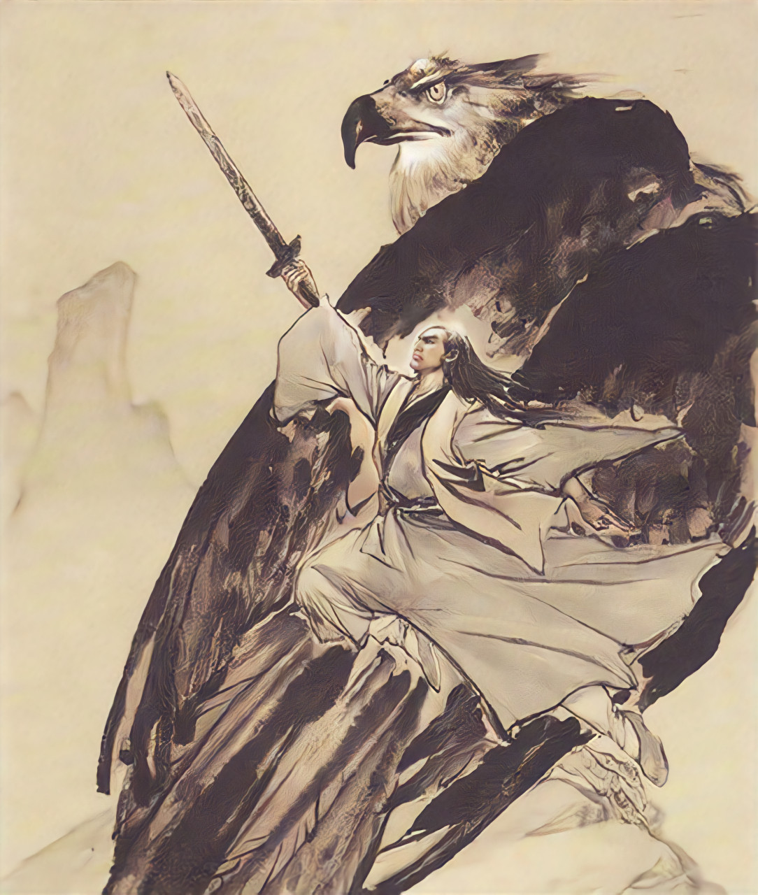 答;救雕杨过成为了神雕大侠,若是救蛇可能会成为金蛇郎君.