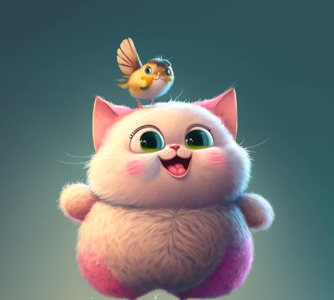 做健身操的大肥猫