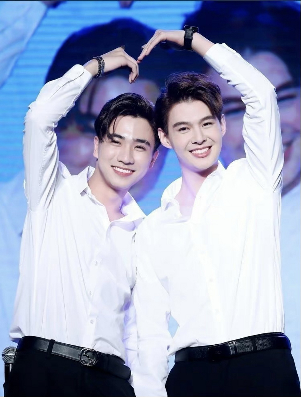 《不期而爱》两位主演perth和saint,王俊勇和黄明明是永远的初心!