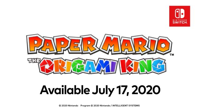 [图]任天堂公布：纸片马力欧系列新作 Paper Mario: The Origami King