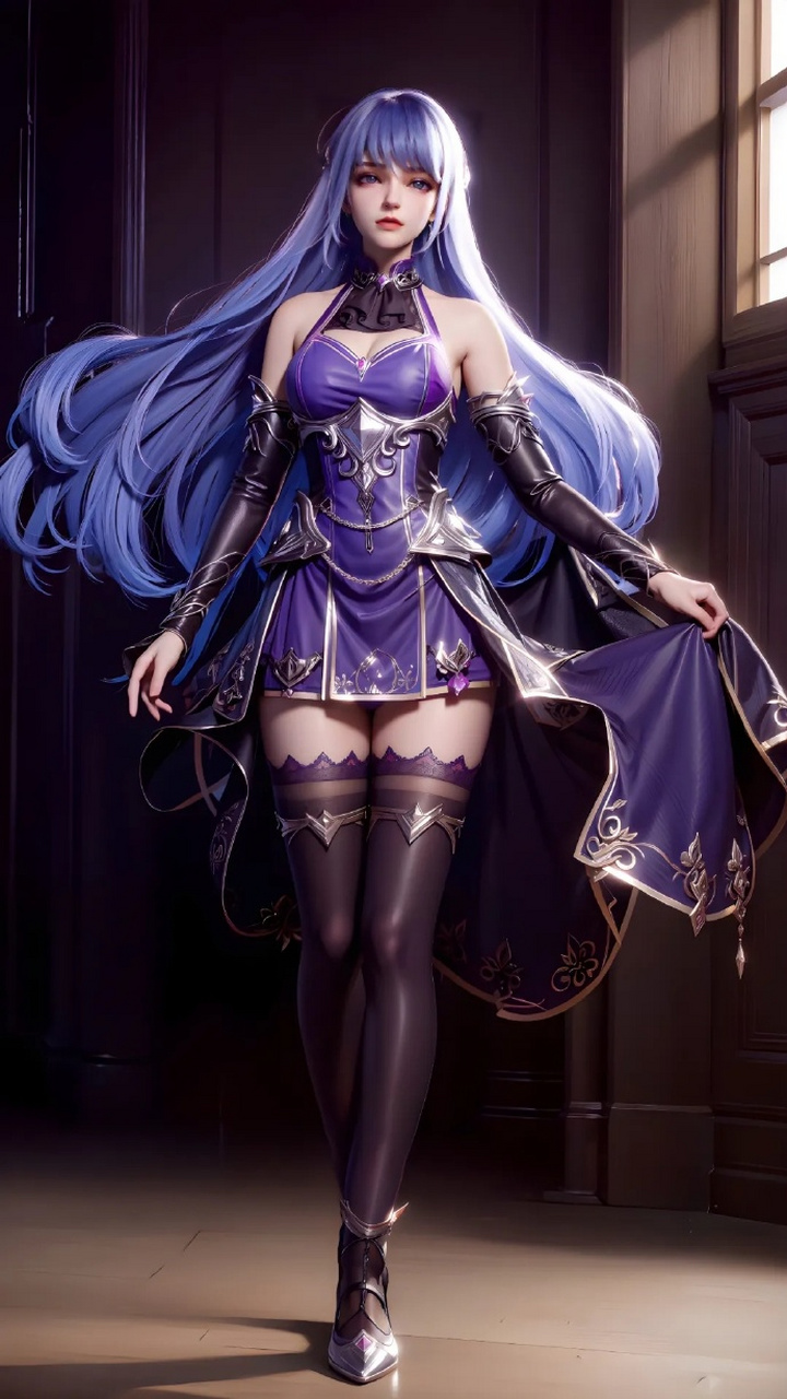 ai# 大长腿采儿#国漫女神##神印王座