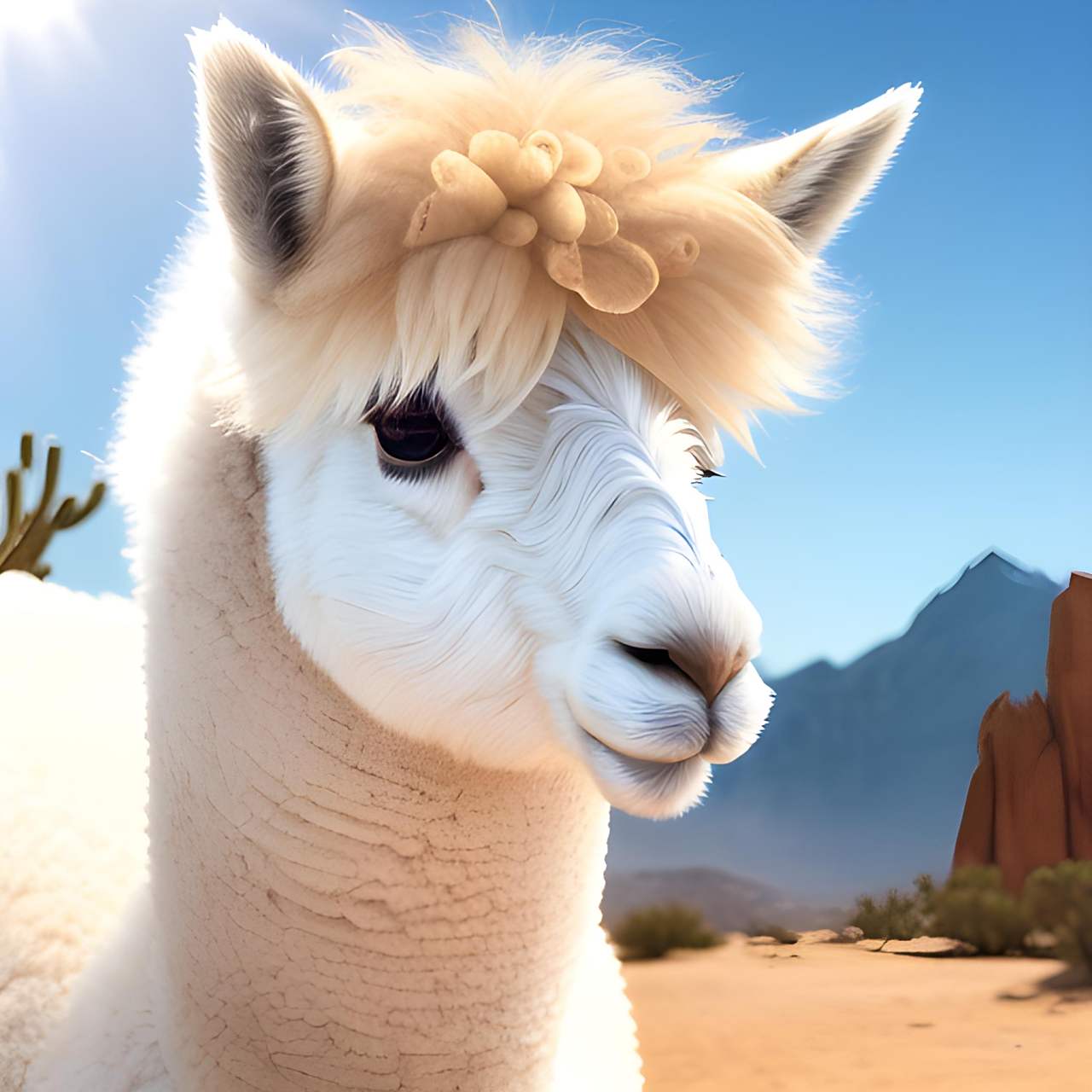 分享一组呆萌的羊驼图片 #羊驼# #蠢萌蠢萌的羊驼# #羊驼小可爱