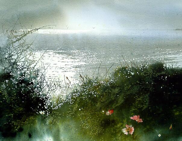 古风:一组水彩效外风景图片分享,古韵十足