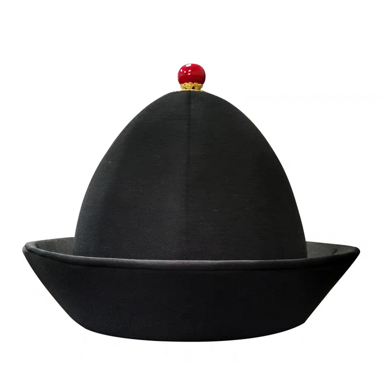 明制大帽子秋冬笠帽,如果与飞鱼服匹配,可以汉家男儿的经典!