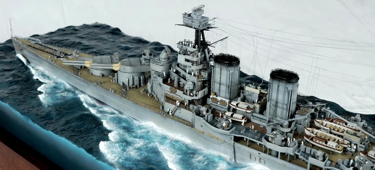模型欣赏:英国海军 胡德号战列巡洋舰