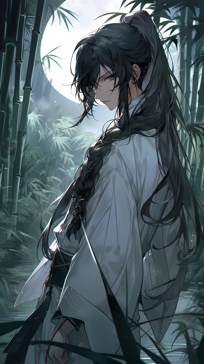 竹林少侠 #二次元# #ai绘画# #古风