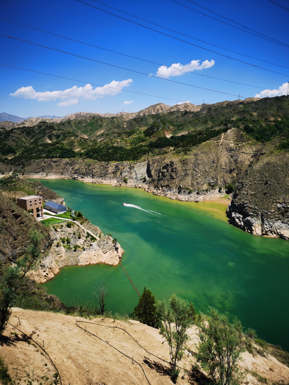 受上游降水影响,洮河河水比较浑浊,在与黄河交汇处刘家峡水库的清波