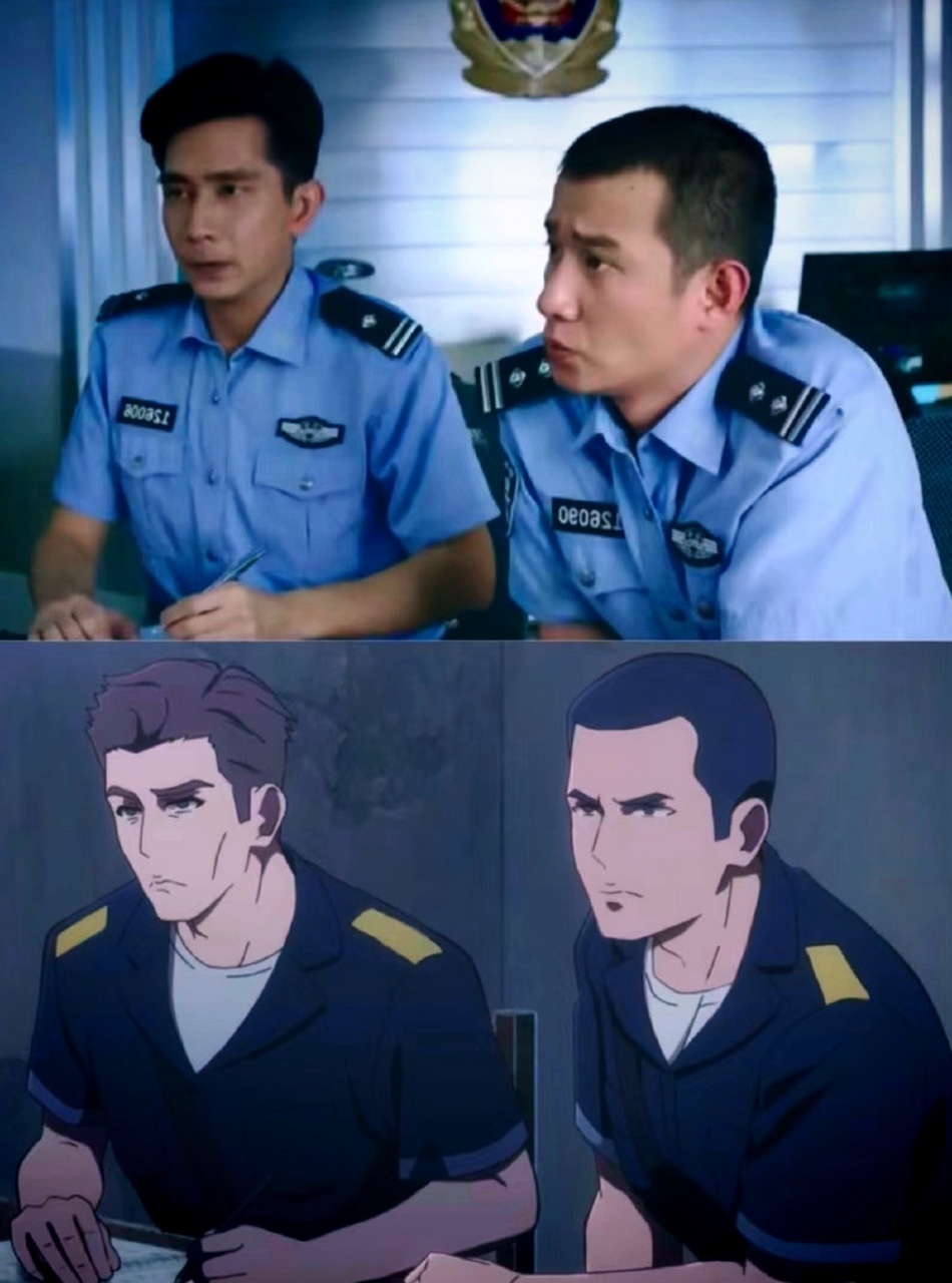 知道这两个警察叔叔很火,没想到火到二次元去了#时光代理人# #动漫