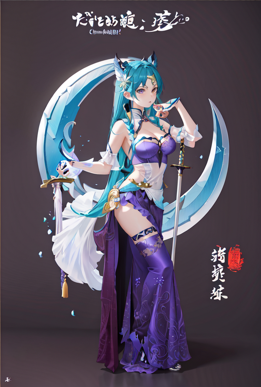 用ai二次元风格画风生成了几张大话西游2媚灵狐,大家觉得哪张最喜欢?