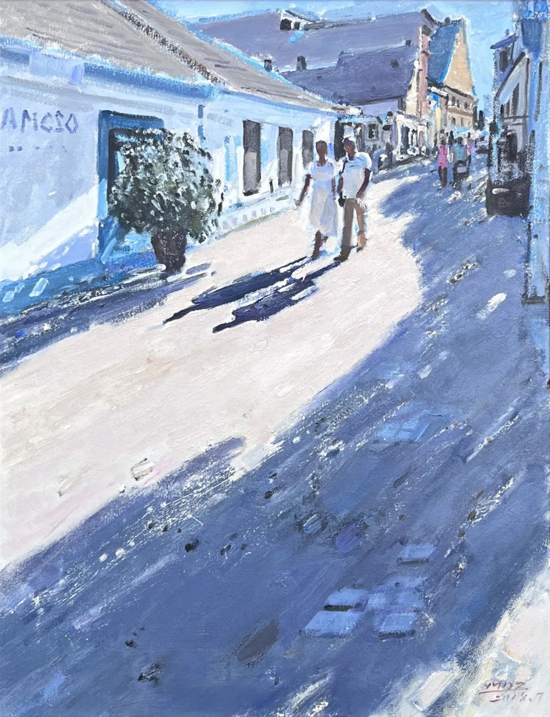 毛岱宗写意油画作品欣赏