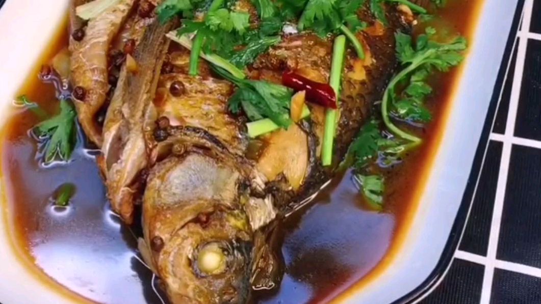 红烧扁鱼,不腥不腻在家做出饭店的味道,太好了好吃!