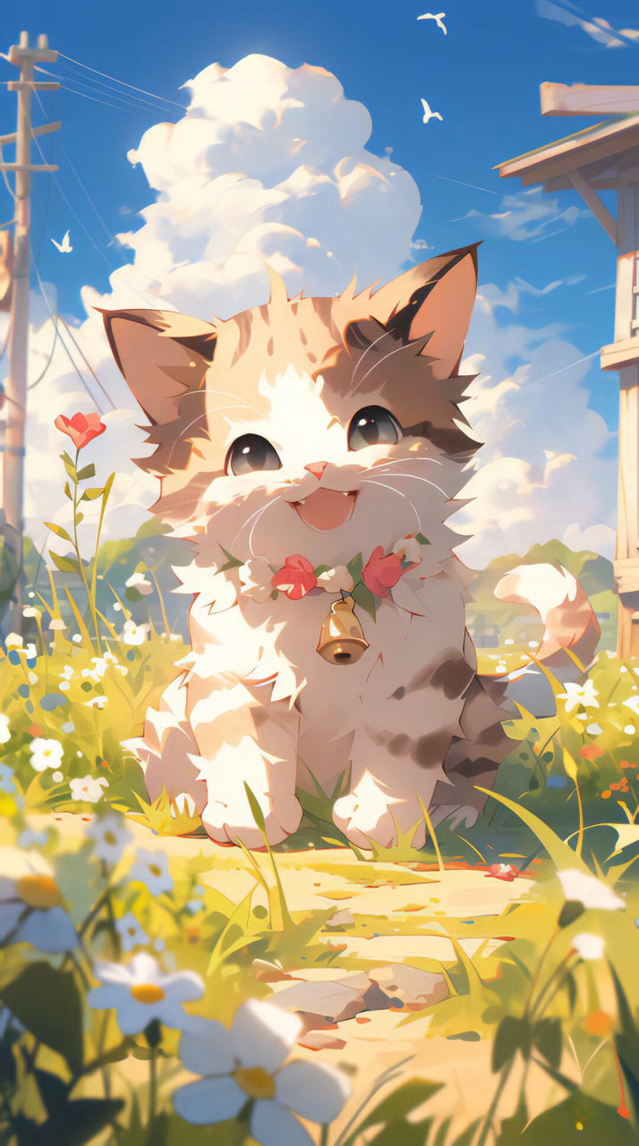 可爱猫猫#二次元# #ai绘画