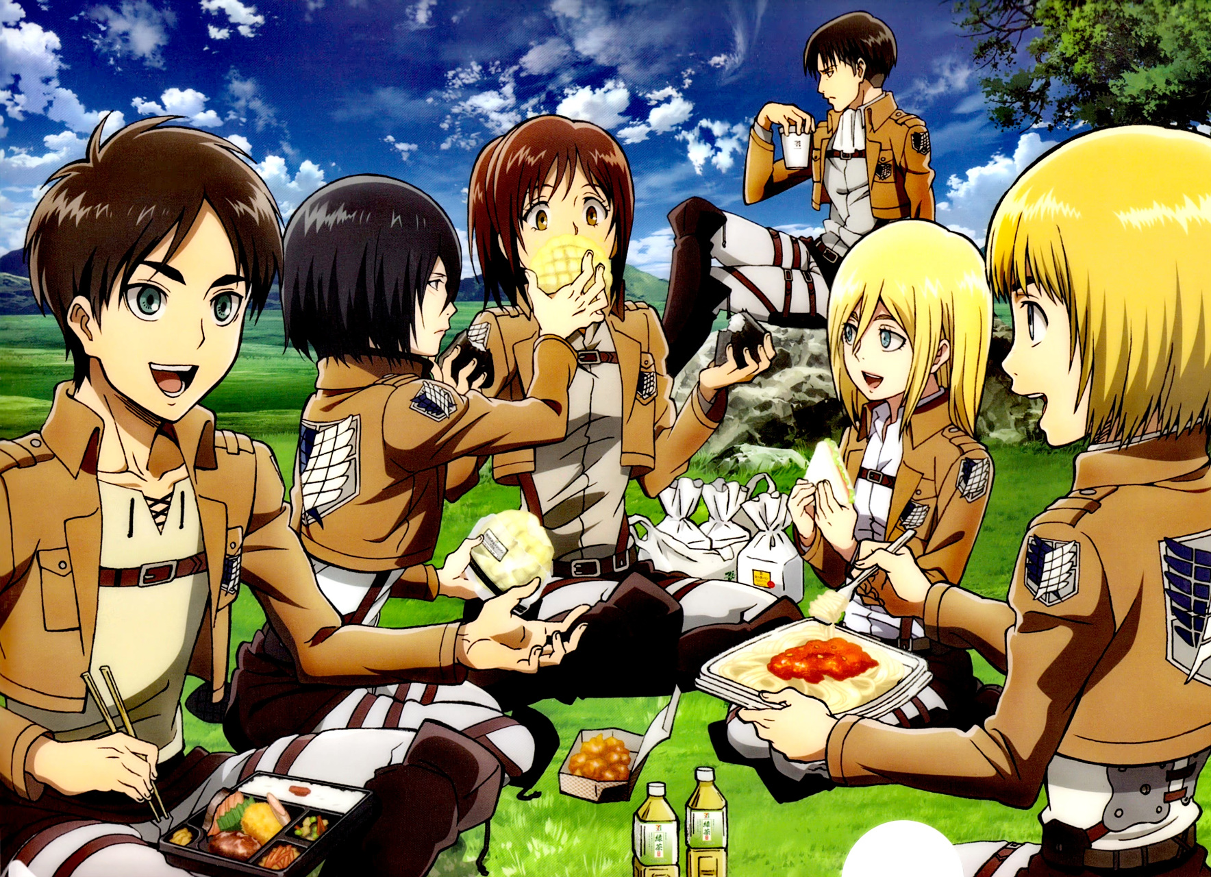 动漫# #插画# #进击的巨人