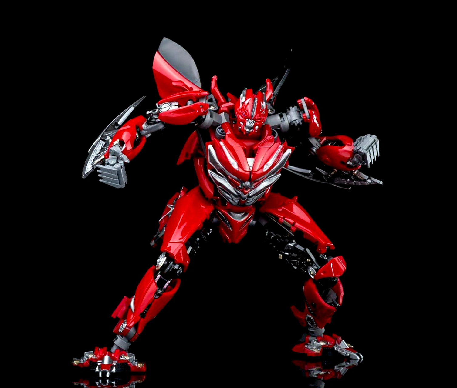 模型欣赏:uniquetoys 变形金刚3 月黑之时 迪诺.