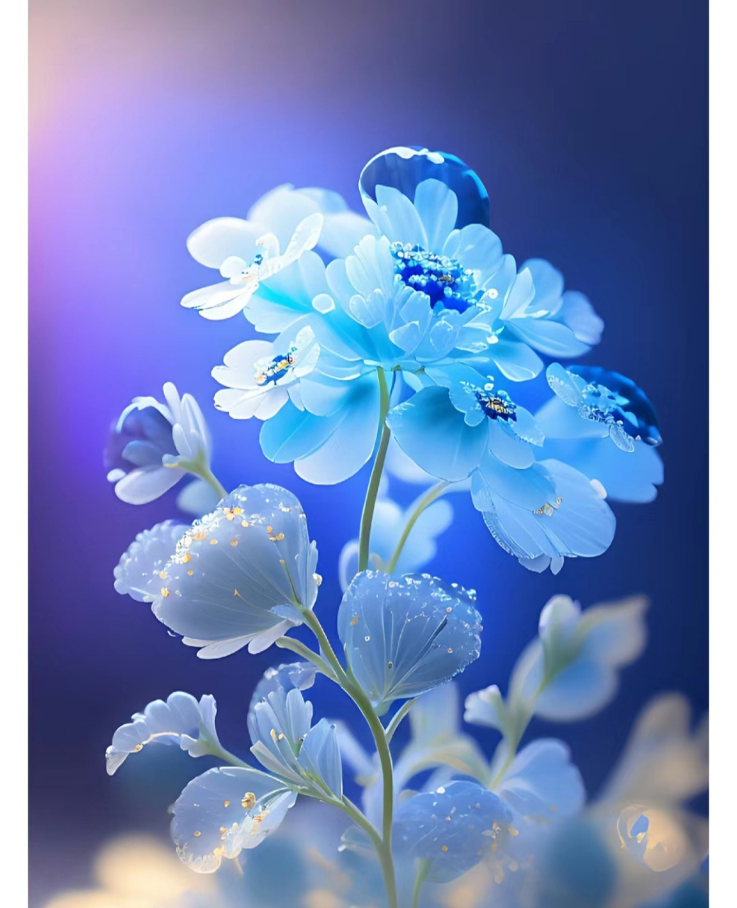 蓝色代表的小花花