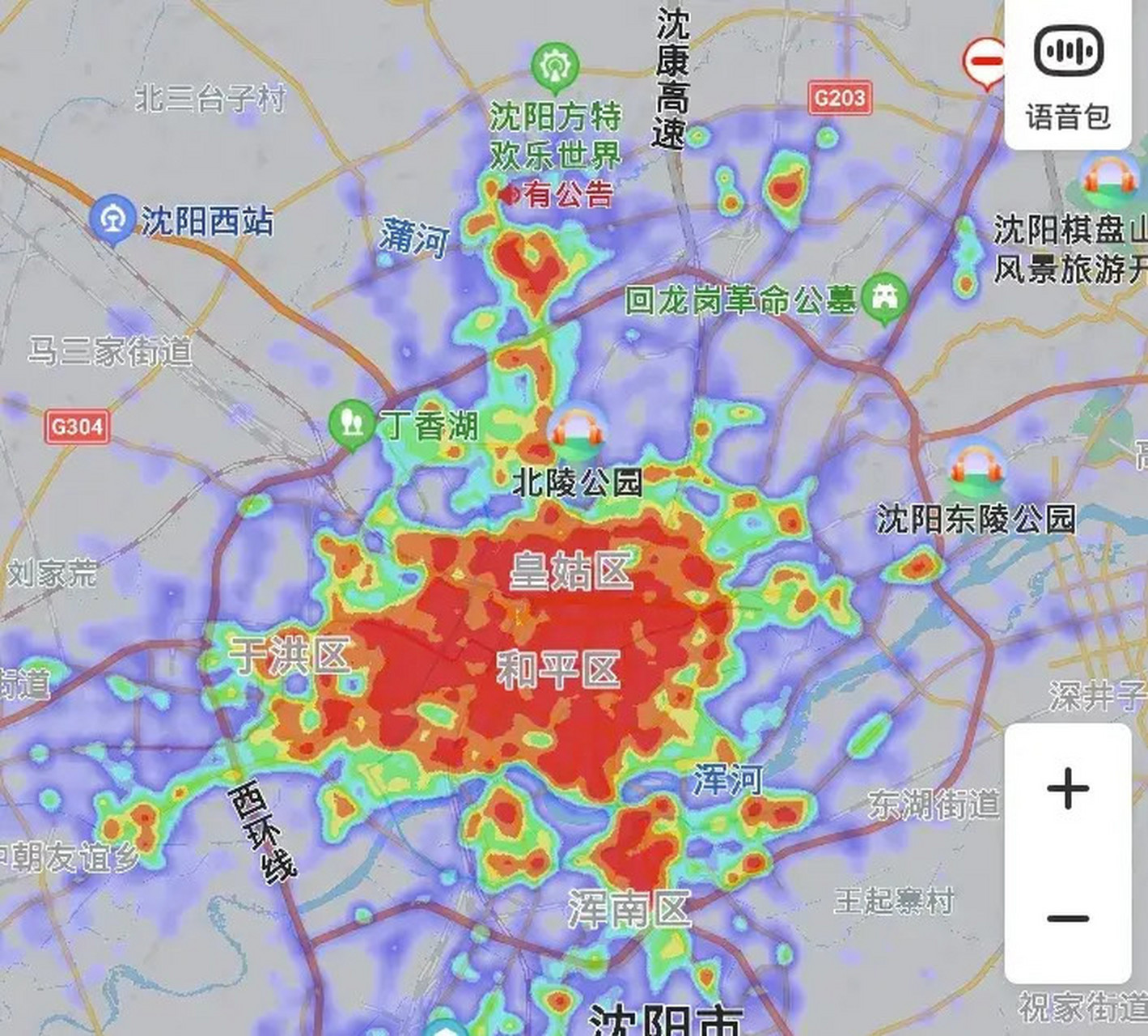 三个城市都有绕城高速,基本上热力图集中区域都在里面