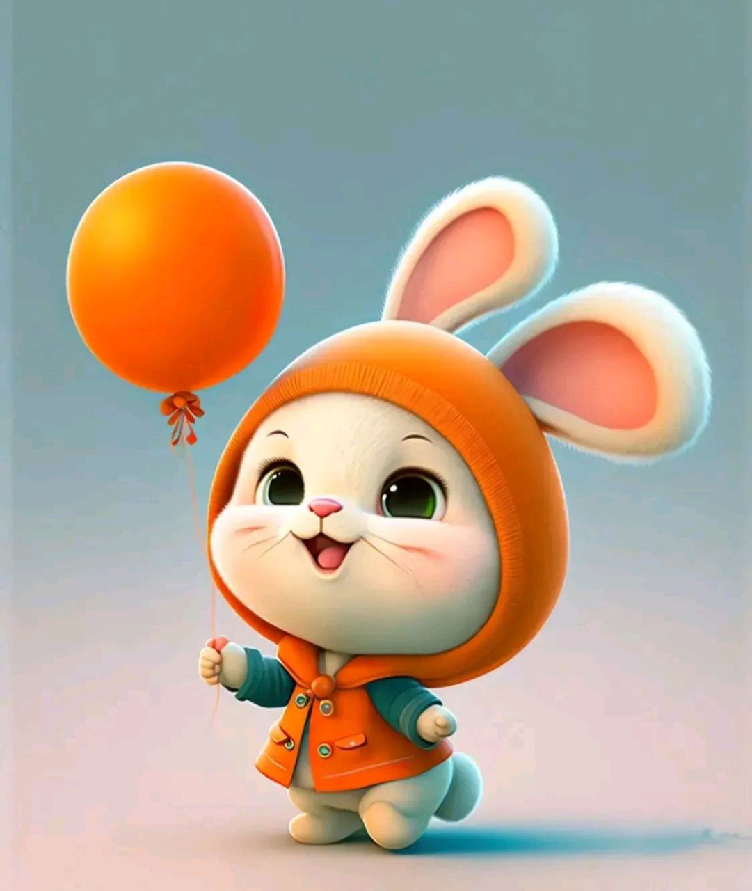 小橙兔祝您天天开心,天天好心情