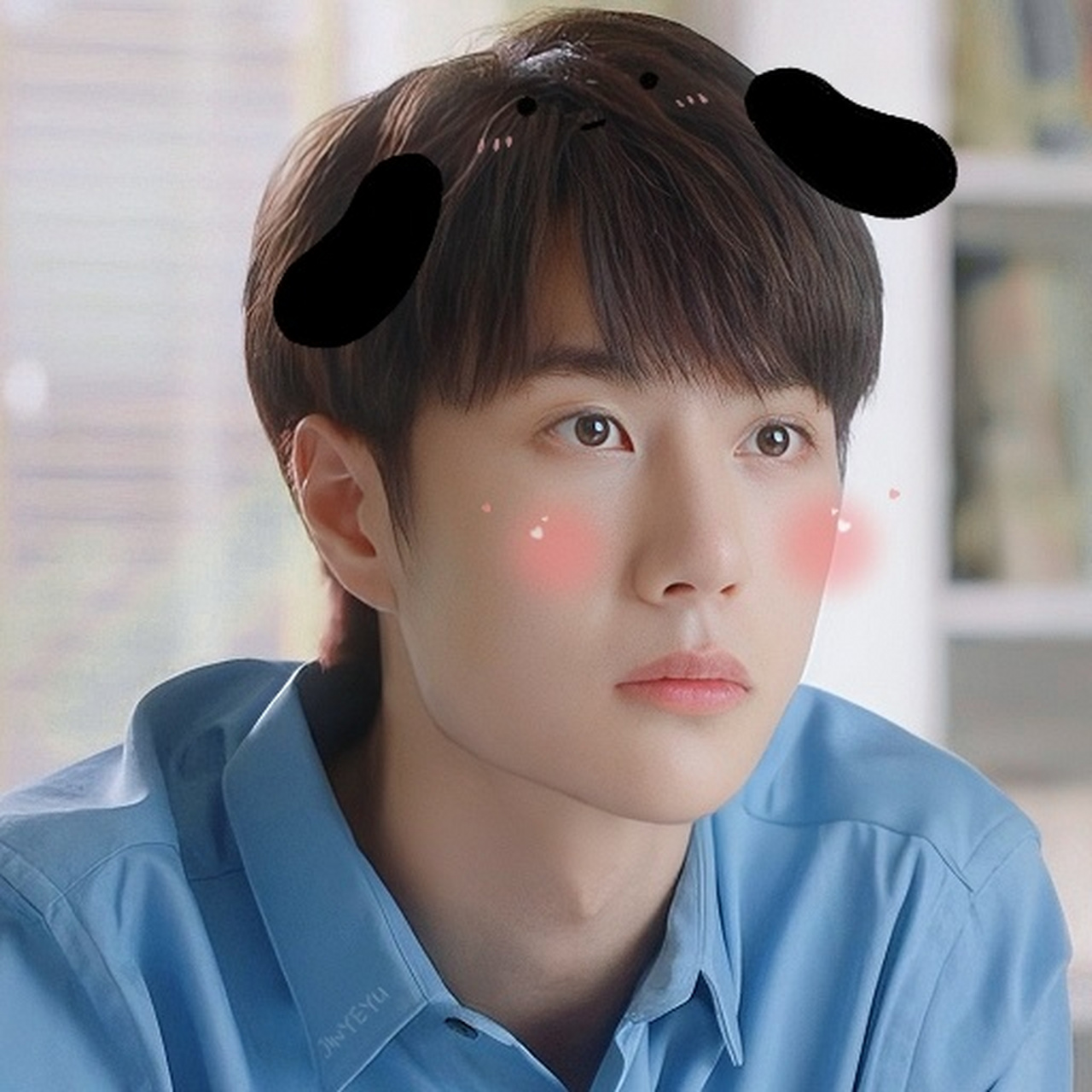 好可爱的季向空啊,像个小狗狗 #王一博