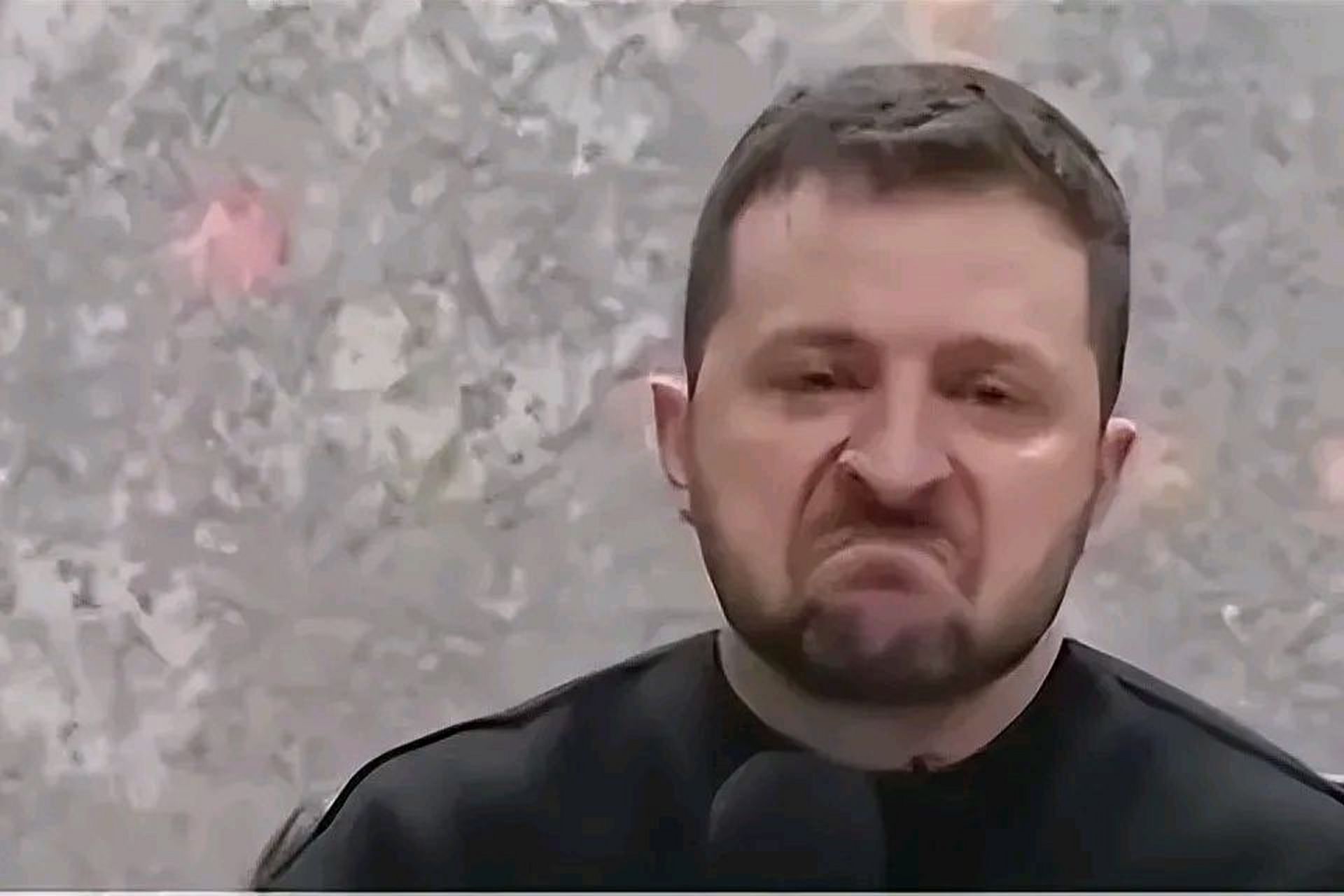 乌克兰总统哭了图片