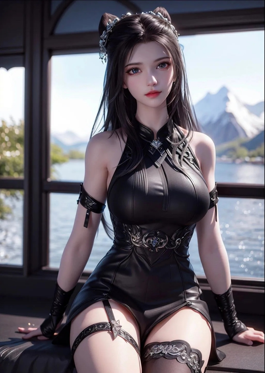 美图分享#朱竹清～丸子头