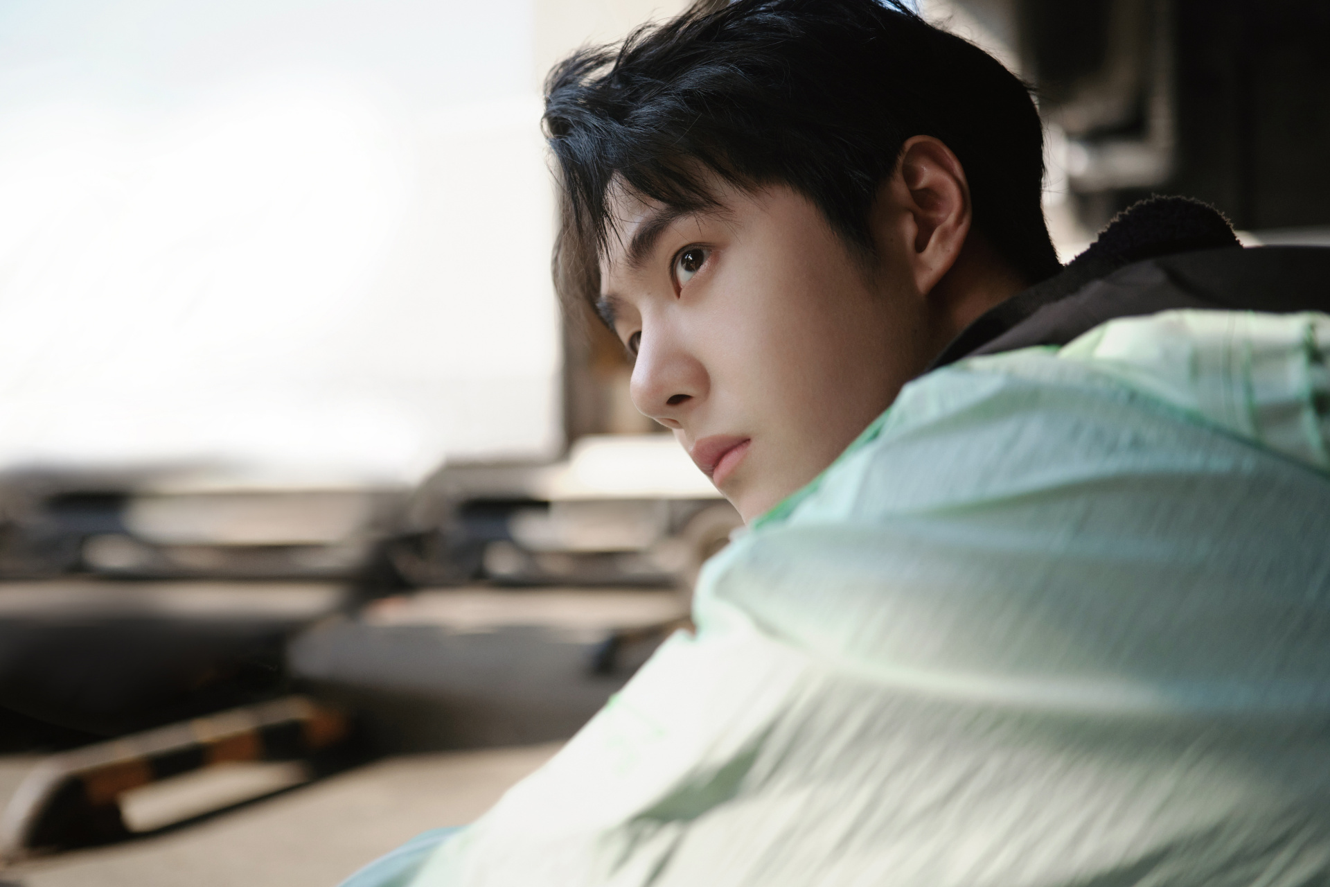 拥有完美侧颜的蓝精灵[比心]#王一博# #这就是街舞