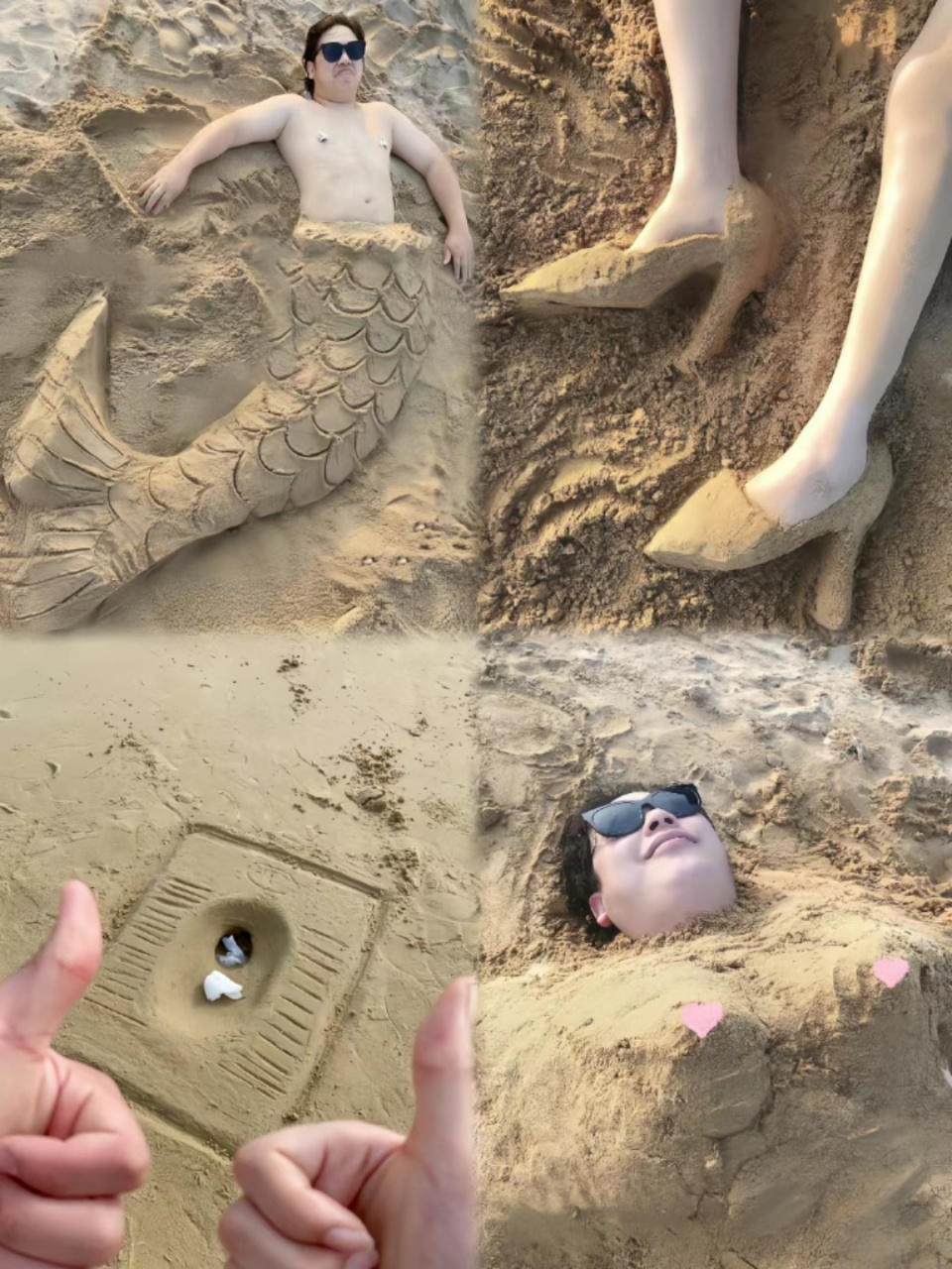 要论玩沙子谁能比得过我们的网友!快来看看这美人鱼.有没有惟妙惟肖?