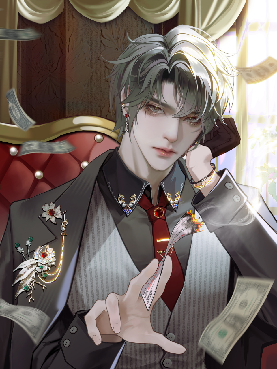 男团# 不愧是北美财阀赵总连emo都是金钱的味道 [三哈][awsl] 赵锦辛