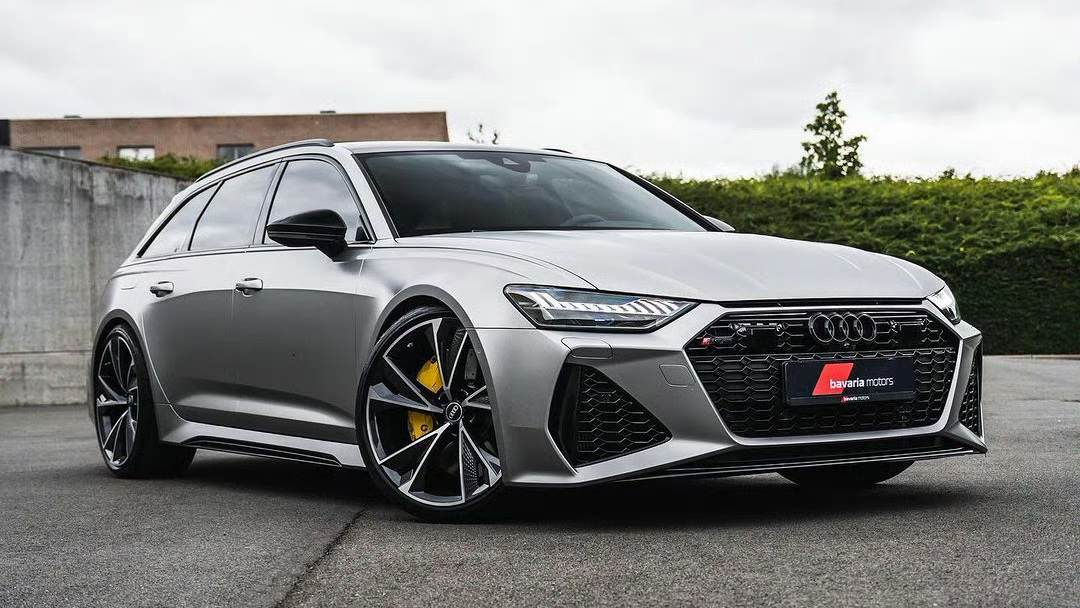 奥迪rs 6 avant,145万元的黑骑士魅力之选,4.0升v8发动机