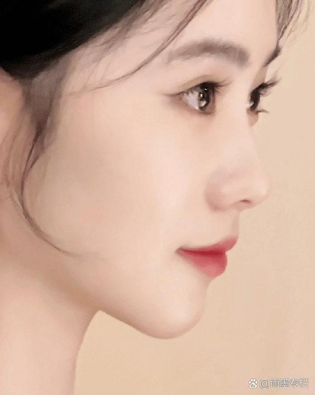 这就是传说中脸上一点瑕疵都没有的女神吧