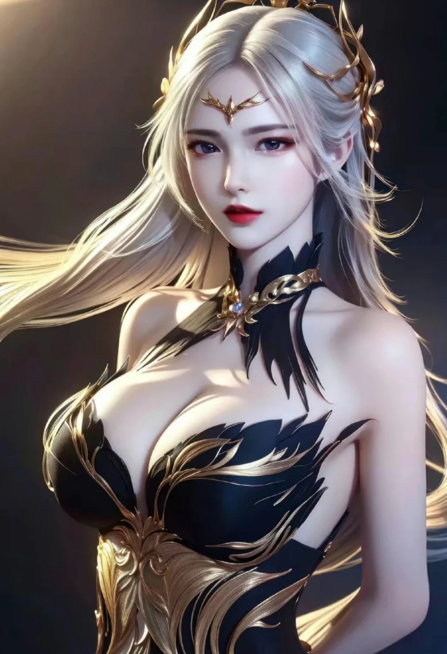 美图分享#千仞雪~暗黑灰发