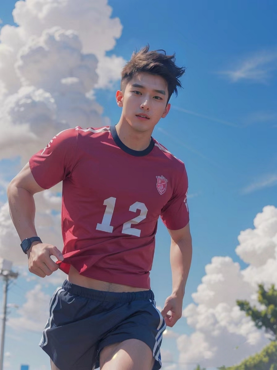 ai运动风,帅惨了#帅哥