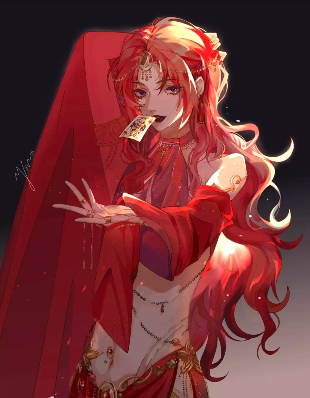 美丽的红桃皇后#我在惊悚游戏里封神