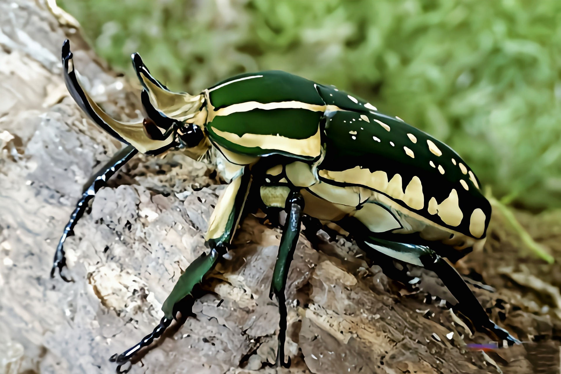 每天认识一种昆虫——玻利菲梦斯花金龟 玻利菲梦