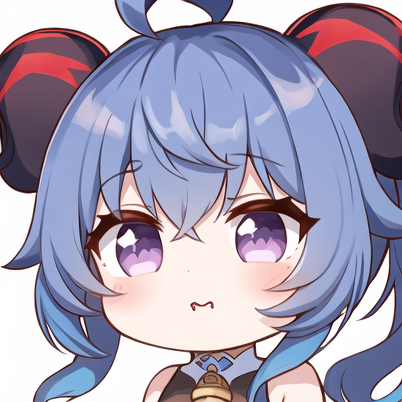 可爱的甘雨表情包 画师:小熊猫#原神