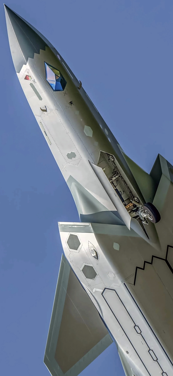 歼-20战斗机的紧身进气道