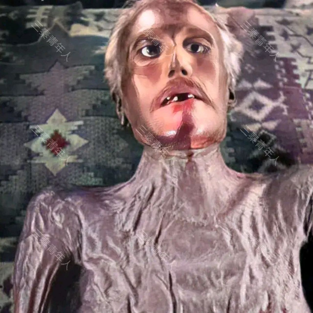 1937年,美国,刺杀林肯的凶手"约翰·威尔克斯·布斯"被制成木乃伊后