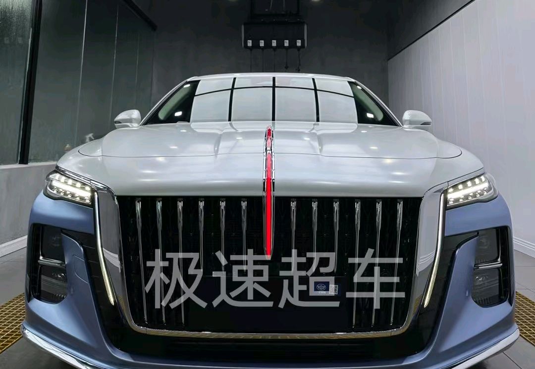 红旗h5"双色车身"版曝光,气场强大,颜值在线,气场不逊帕萨特